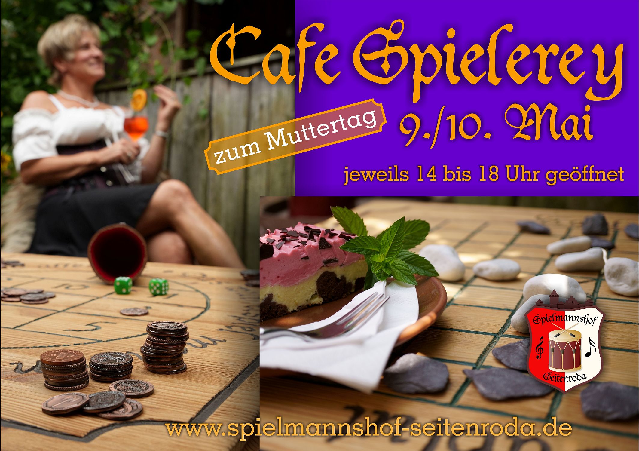 Cafebetrieb zum Muttertagswochenende in der Spielerspelunke mit Boutique Burlesque